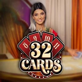 Live Casino logo of 32 Cards from Ezugi at Viu Viu Casino