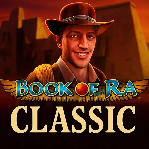 Book of Ra Classic by Novomatic, showcased at viu-viucasinoo.nl – game logo