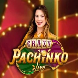 Crazy Pachinko online game logo by Evolution on viu-viucasinoo.nl