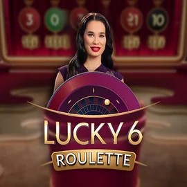 Lucky 6 Roulette slot logo by Pragmatic Play at Viu Viu Casino