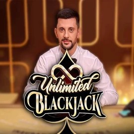 Unlimited Blackjack logo – Live Casino by Ezugi at Viu Viu Casino
